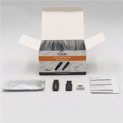 Medidor de prueba de colesterol