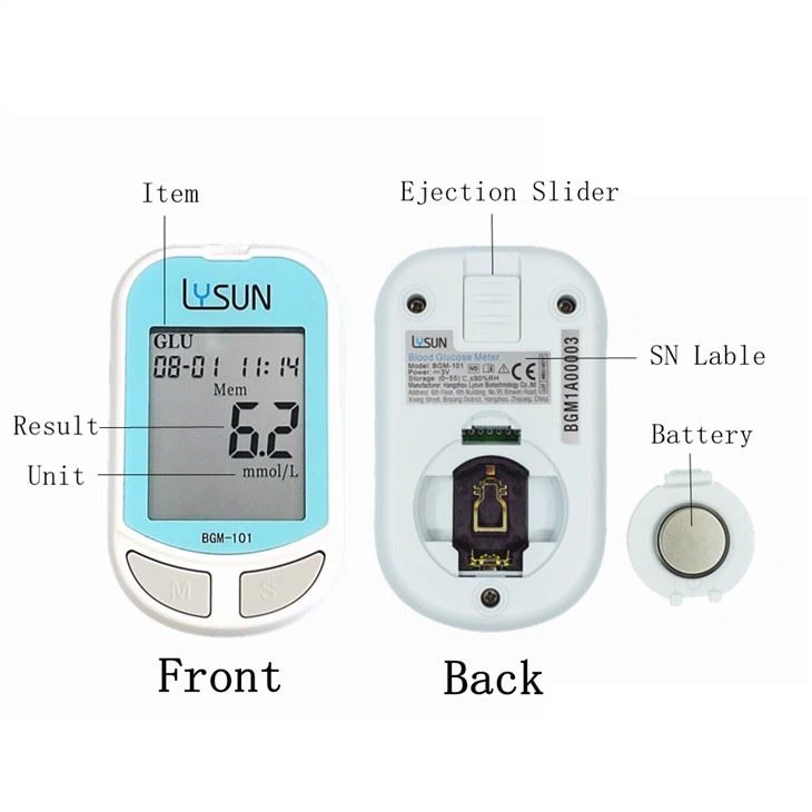 Home Care Clinical Blood Glucose Test Meter