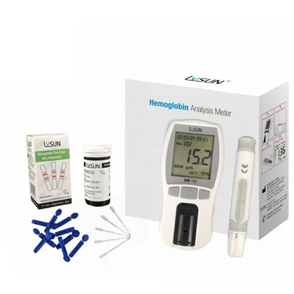 Mini medidor de hemoglobina de prueba de sangre rápida portátil de alta calidad