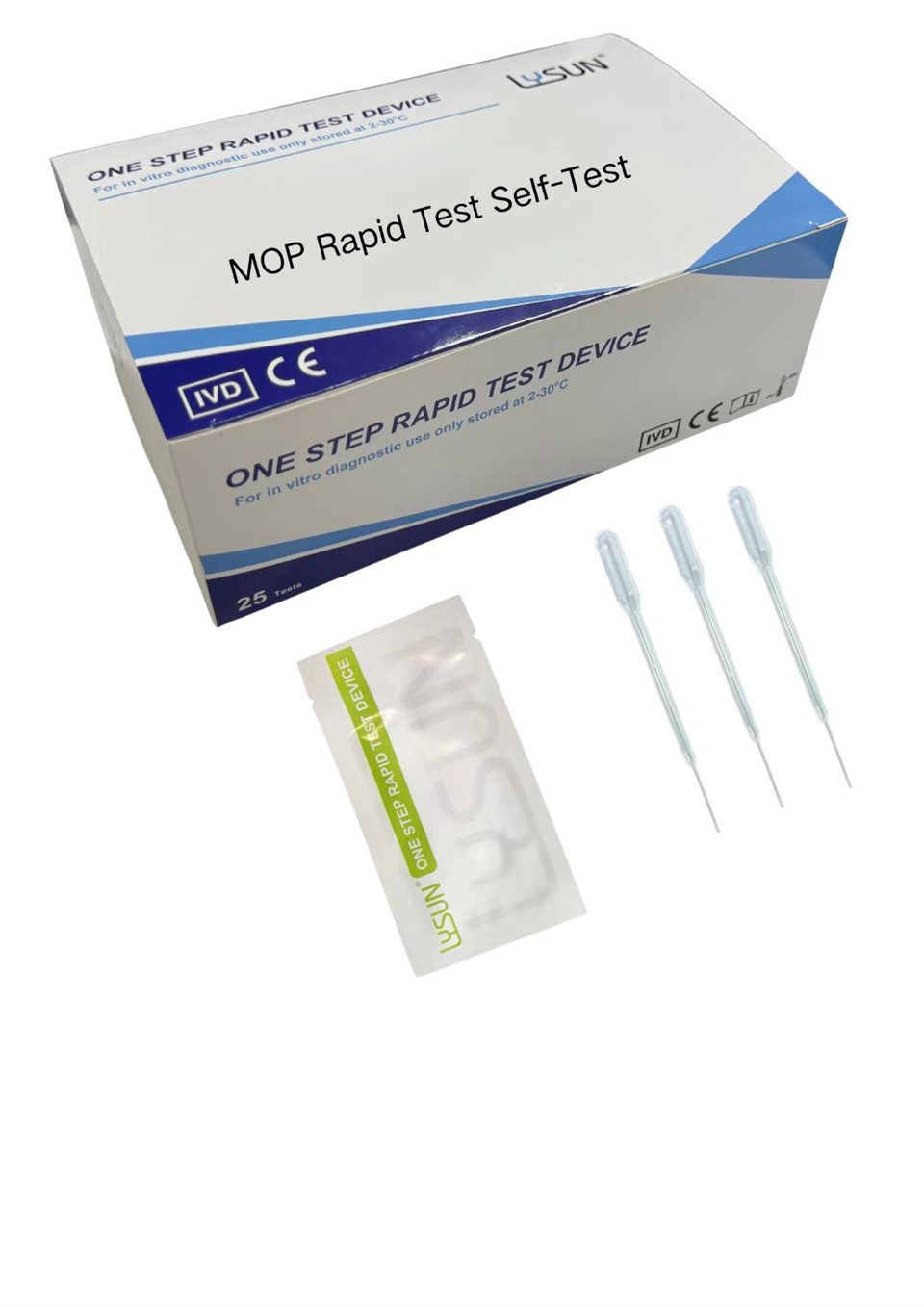 Prueba rápida de morfina Lysun (MOP) (oro coloidal)