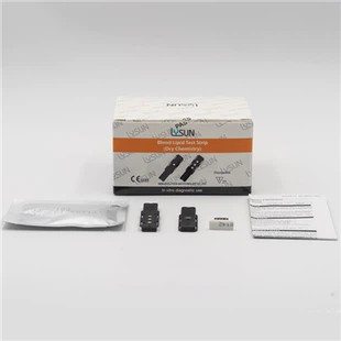 Análisis de LPS -101 Franja de prueba de lípidos en sangre o tiras de prueba de triglicérides de colesterol