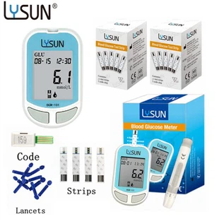 Medidor de glucosa en sangre Lysun BGM-101 para pruebas de diabetes en el hogar