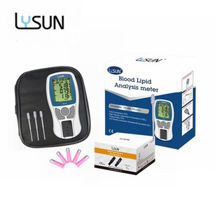 Lysun LPM -102 Analizador de colesterol de sangre multifunción 4- en -1 hdl\/ldl\/hdl\/tc con tiras de prueba