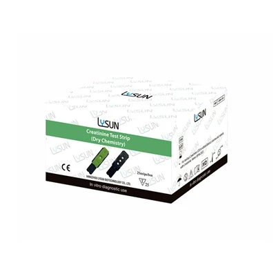Lysun New Creatinine Strips para RFM -202 Función renal Analizador Método óptico Strips de prueba de cuidado del hogar