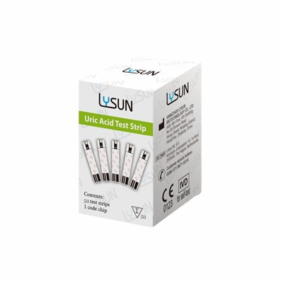 Lysun uas -101 suministros directo de fábrica tiras de monitor de ácido úrico